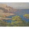 Tableau \"Îles de la Mer Egée\" signé RODIEUX