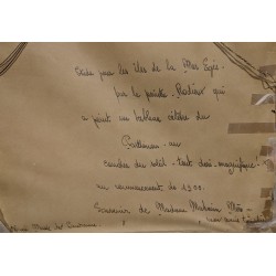 Tableau \"Îles de la Mer Egée\" signé RODIEUX