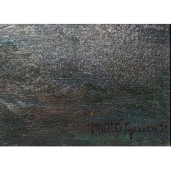 Tableau Marine signé MULLER-GOSSEN 32