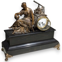 "Allegory of Geometry" Clock