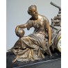 "Allegory of Geometry" Clock