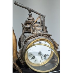 "Allegory of Geometry" Clock