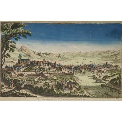 Engraving ‘City of Geneva’ by Moinat SA – Antiques and decorative items – Engravings, lithographs