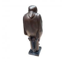 Bronze Oiseau socle en marbre noir