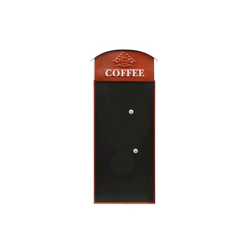 Plaque murale en tôle magnétique "Coffee"