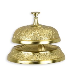 Cloche d\'hôtel en laiton