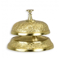Cloche d'hôtel en laiton