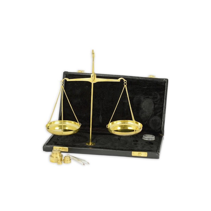 Brass apothecary’s scales