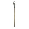 Canne africaine en bois sculpté