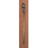 Canne africaine en bois sculpté