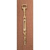 Canne africaine en bois sculpté et ivoire