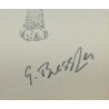 Lithograph entitled ‘Lynx’, signed by G. BRESSLER