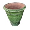 Roy Soleil vase in green terracotta