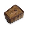 "Cicada" straw marquetry box