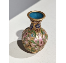 Vase miniature cloisonné