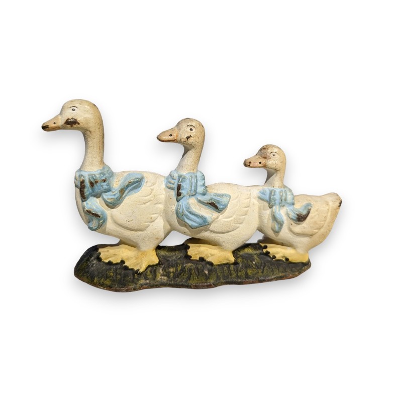 Cast iron door stop – Ducks