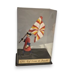 Soldat en résine \"1701 - Rég.t Suisse de Brendlé\"