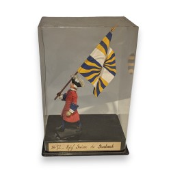 Soldat en résine \"1692 - Rég.t Suisse de Surbeck\"