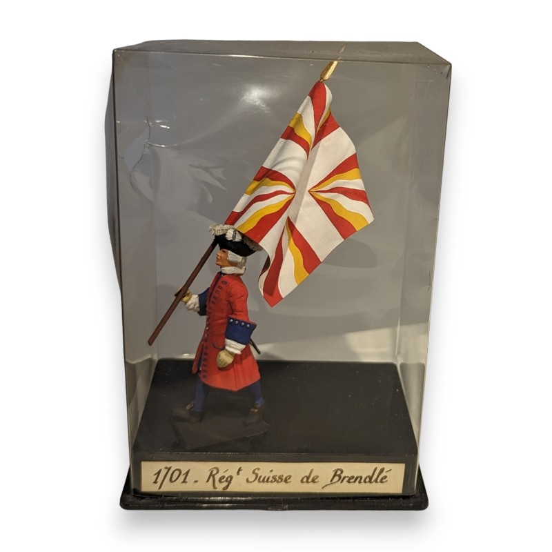 Soldat en résine \"1701 - Rég.t Suisse de Brendlé\"