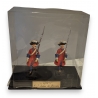 Paire de Soldats en résine "1701 - Rég.t Suisse"