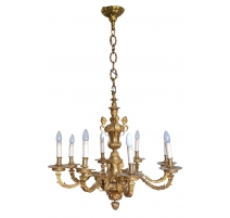 Lustre style Louis XIV à 8 lumières