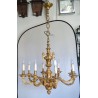 Lustre style Louis XIV à 8 lumières