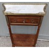 Console Louis XVI dessus marbre blanc