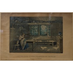 Engraving ‘Interior of a Room’ by KOENIG