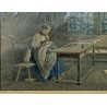 Engraving ‘Interior of a Room’ by KOENIG