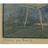 Engraving ‘Interior of a Room’ by KOENIG
