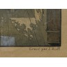 Engraving ‘Interior of a Room’ by KOENIG