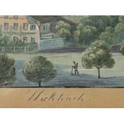 Engraving ‘Wichtrach’ by WEIBEL