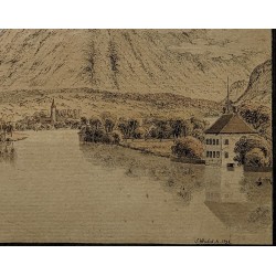Gravure "Thoun" par WEIBEL
