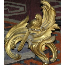  Paire de chenets Louis XV. sur  Moinat SA  - Antiquités décoration