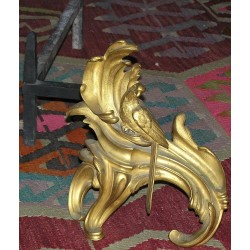  Paire de chenets Louis XV. sur  Moinat SA  - Antiquités décoration
