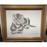 Lithographie "Tigre" signée G. BRESSLER