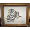 Lithographie "Tigre" signée G. BRESSLER