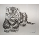 Lithographie "Tigre" signée G. BRESSLER
