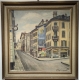 Tableau "Rue Rousseau" signé Aimé MORET