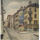 Tableau "Rue Rousseau" signé Aimé MORET