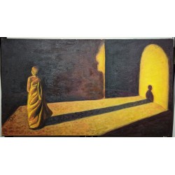 Tableau \"Ombre\" signé D99