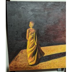 Tableau \"Ombre\" signé D99