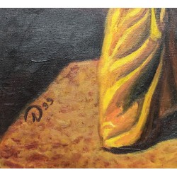 Tableau \"Ombre\" signé D99