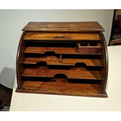 Letter tray with a flap