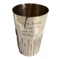 Gobelet en argent Jezler "Rallye-Avion"