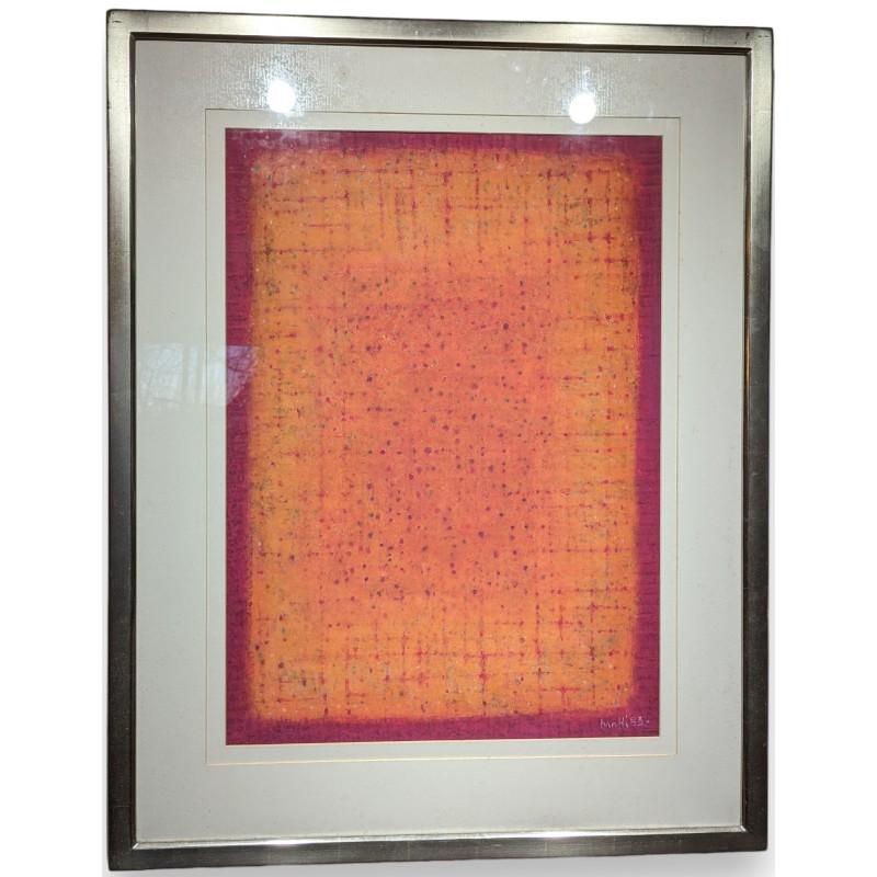 Tableau \"Abstrait\" signé MAFLI 83