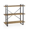 Étagère métalique à 3 rayons en bois