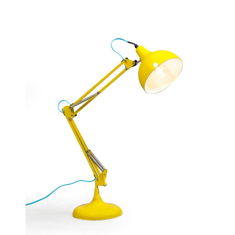 Lampe de bureau jaune