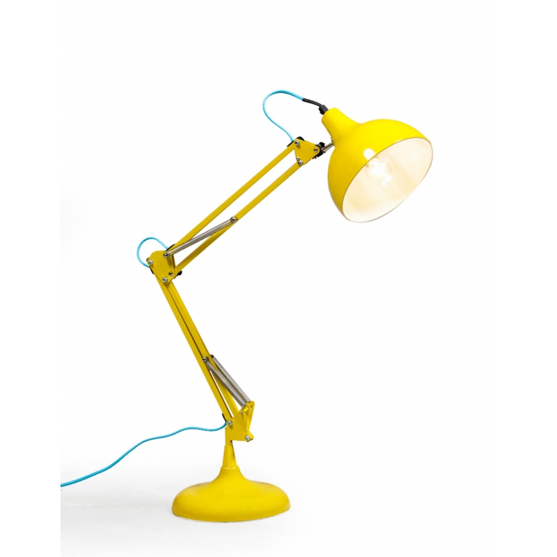 Lampe de bureau jaune