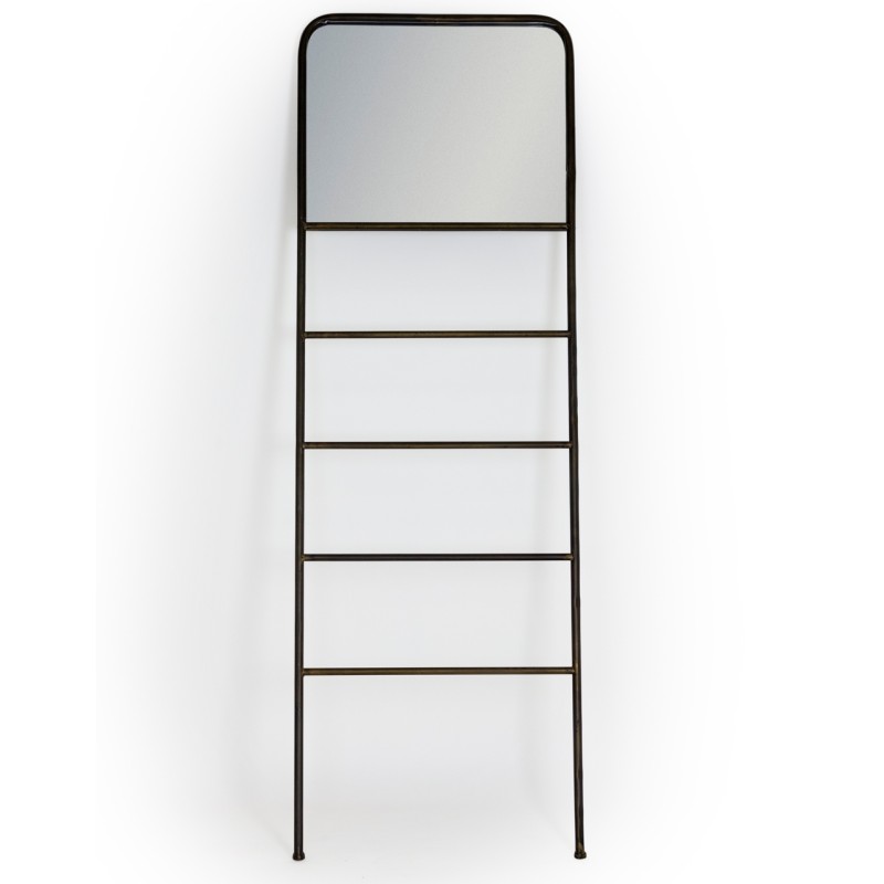 Miroir avec support à linges